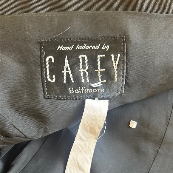 Hand Taylor by Carey Baltimore Black Military Style Jacket – Air Force Buttons - Picture 2 of 11